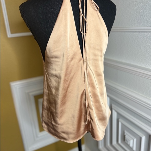 OBANDO Collective Elegant Tan Halter Top - Picture 8 of 14